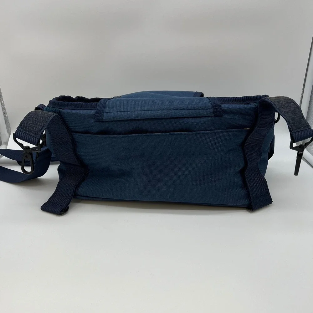 CrapKeeper Organizer Bag Navy Blue Adjustable Drink Holders Multi Pocket